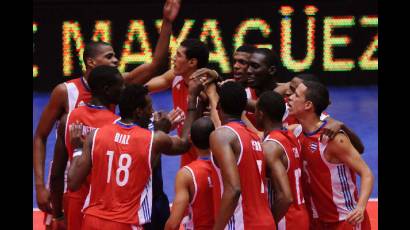 Equipo masculino cubano de voleibol