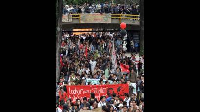 Estudiantes colombianos