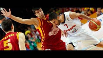 Juan Carlos Navarro encabezó el ataque de España.