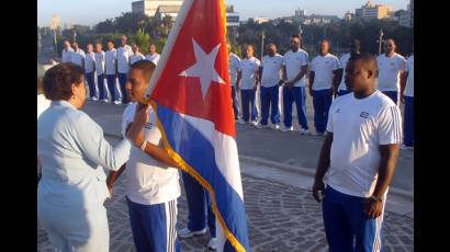 Abanderamiento del equipo de béisbol