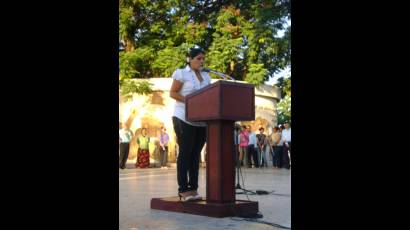 Acto Provincial en Las Tunas