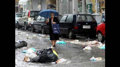 Huelga paraliza el transporte en Atenas