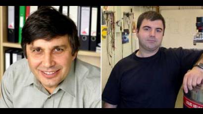 Andre Geim y Konstantin Novoselov