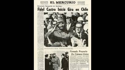 Periódico El Mercurio 1971