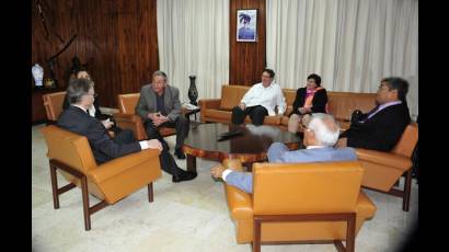 Raúl Castro Ruz recibió al Reverendo Michael Kinnamon