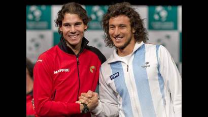 Rafael Nadal y Juan Mónaco