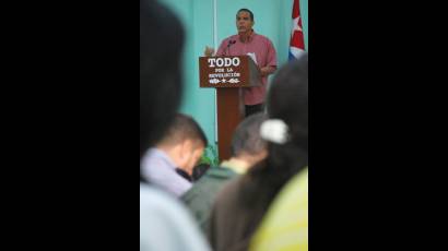 Yoel Pérez García, miembro del Buró Nacional