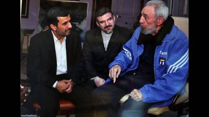 Encuentro de Fidel con Ahmadineyad