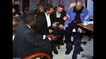 Encuentro de Fidel con Ahmadineyad