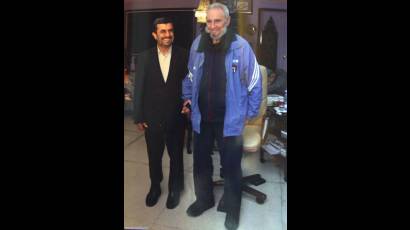Encuentro de Fidel con Ahmadineyad