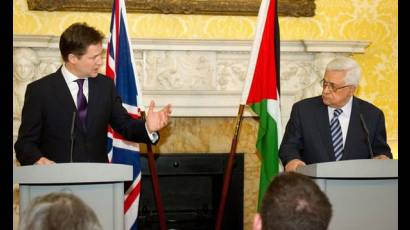 Abbas visita el Reino Unido