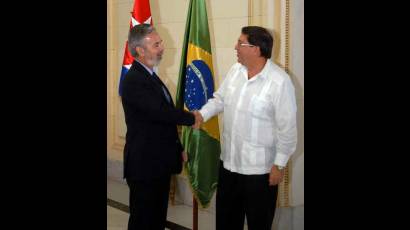 Visita del Canciller de Brasil a Cuba