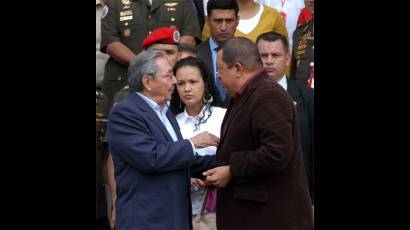 Raúl y Chávez