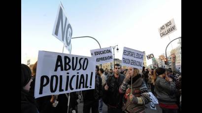 Manifestaciones en Valencia