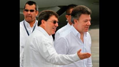 Manuel Santos en Cuba