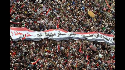 La plaza Tahir, en el Cairo