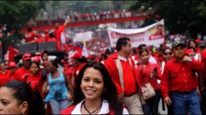 Jóvenes venezolanos