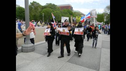 Piden libertad para los Cinco en Washington