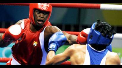 Boxeador cubano Emilio Correa 