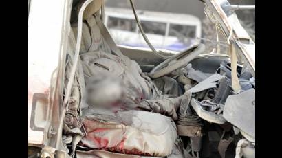 Muertos por atentados en Damasco