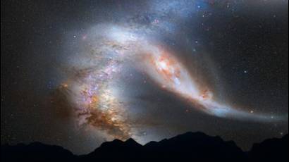 La Vía Láctea y Andrómeda