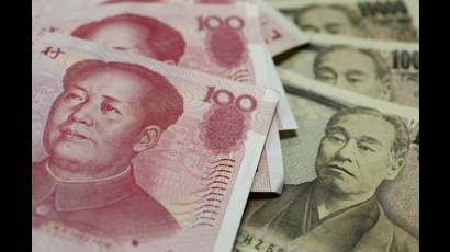 Yuan y yen para intercambio entre China y Japón  