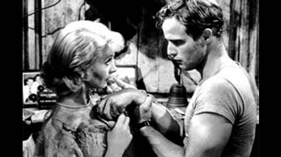 Vivien Leigh y Marlon Brando 