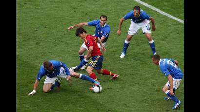 Italia se defiende ante España
