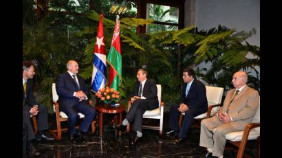 Recibió Raúl al Presidente de Belarús