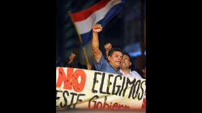 Protestas en Paraguay