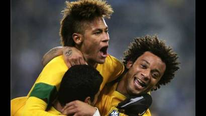 Neymar y Marcelo a Londres 2012