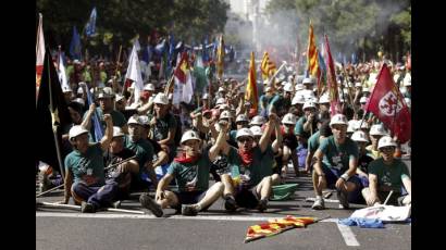 Marcha de los mineros