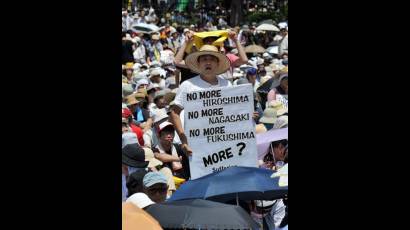 Masiva marcha contra la energía nuclear en Japón