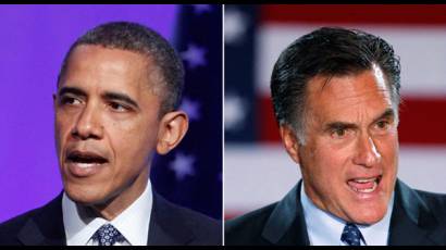 Mitt Romney y Barack Obama