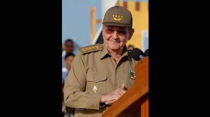 Raúl en Guantánamo