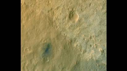 Imagen a color del Curiosity