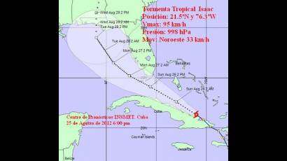 Tormenta tropical Isaac