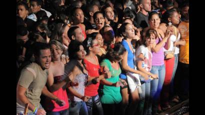Concierto por los Cinco en la Escalinata de la Universidad de La Habana