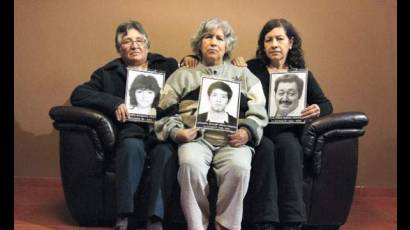 Familiares de las víctimas de La Cantuta