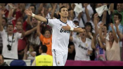 Cristiano Ronaldo celebra