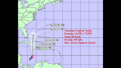 Tormenta tropical Sandy