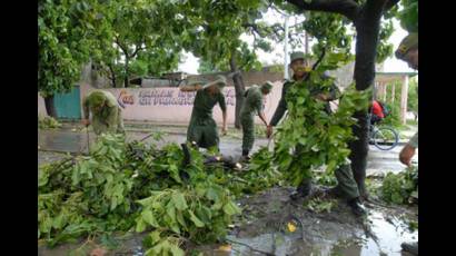 Guantánamo se recupera tras el paso de Sandy 