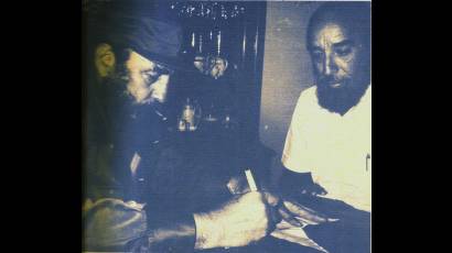 Fidel Castro Ruz y Antonio Núñez Jiménez