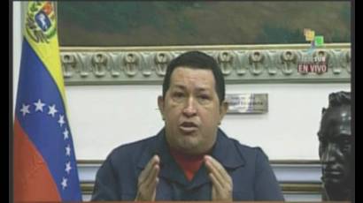 Hugo Chávez, presidente de Venezuela