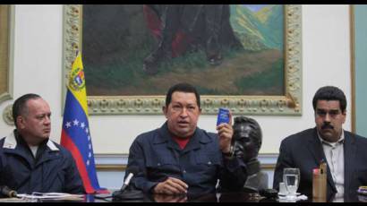 Hugo Chávez, presidente de Venezuela 