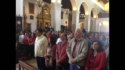 Misa de aguinaldo en la Iglesia San Francisco de Caracas