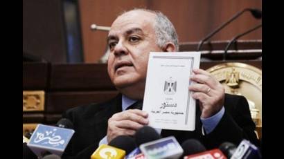 aprobada Constitución egipcia