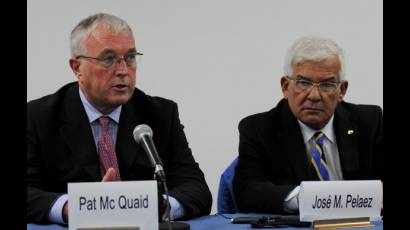 Pat McQuadi y José Peláez