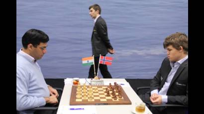 Carlsen y Anand