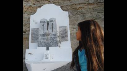 Monumento a José Martí en Playitas de Cajobabo